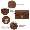 Gusti Handtasche Leder - Zoey Damen Handtasche Umhängetasche Ledertasche Braun
