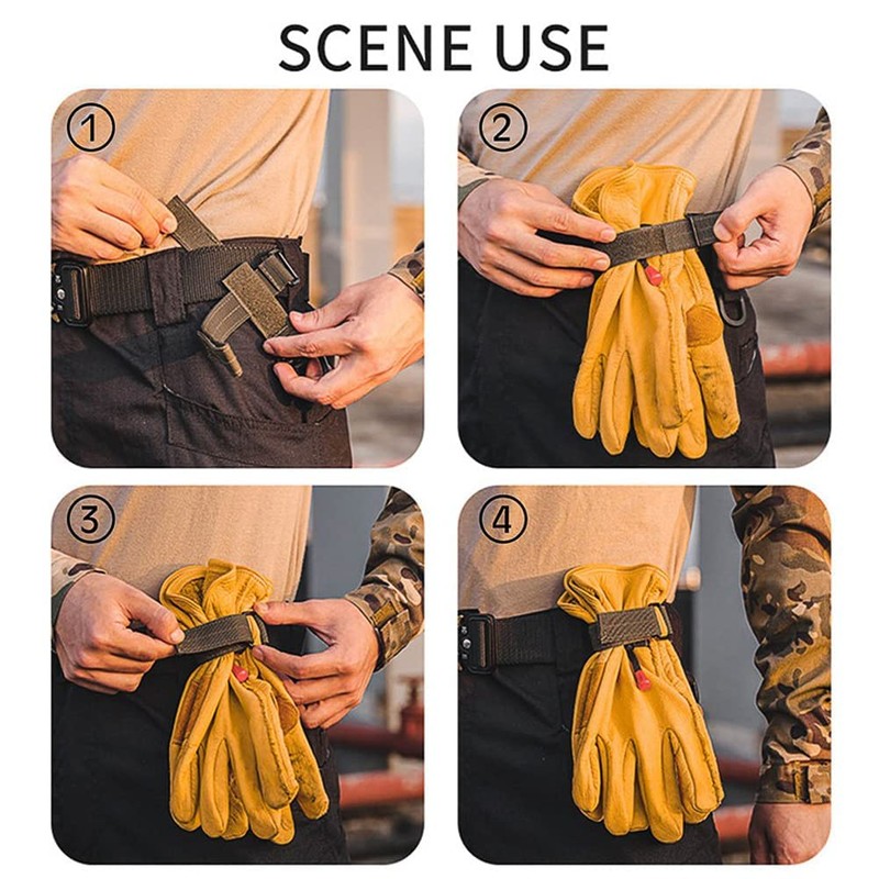 2Pcs Glove Holder for Duty Belt Glove Clips for Work