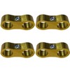 GRmkt Aluminum Hose Separator Clamp for Car Wiring Fixing Mounting