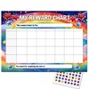 A4 Children's Star Reward Chart with 77 Star Stickers, 21cm