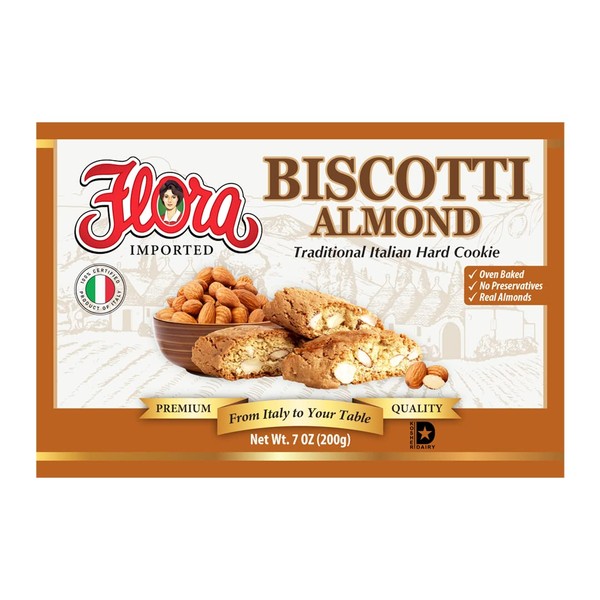 Flora Biscotti Cookies (Almond)