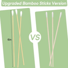 800 Pcs Long Cotton Swabs, 6 Inch Cotton Tipped Applicators, Comes With A Plastic Storage Case