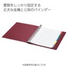 コクヨ(KOKUYO) ルーズリーフ バインダー キャンパス 金属リング B5 26穴 最大100枚 赤 ル-333R