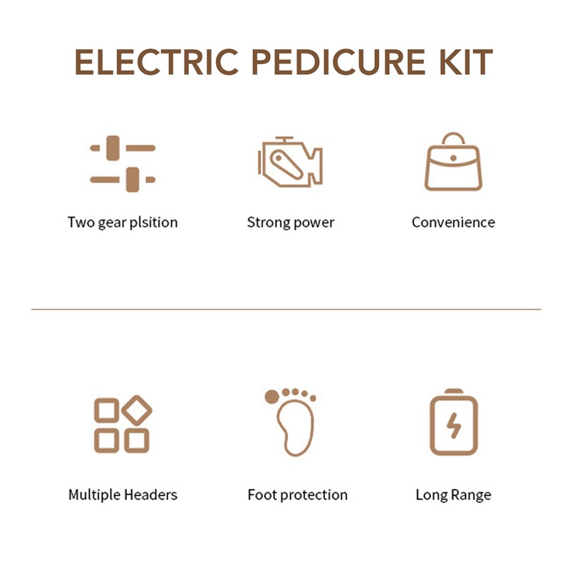 Electric Pedicure Tool Effective Multi Purpose with 1 Brush 2