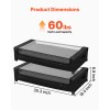 Clear Lid Underbed Storage Containers 30.3 X 18.5 X 6.8
