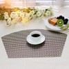 Round Table Placemats Set of 4 Wedge Placemats Heat Resistant