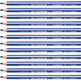 Colouring Pencil - STABILO Trio thick - Box of 12 - Ultramarine Blue
