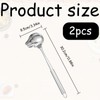 Set of 2 Stainless Steel Soup Ladles, Sauce Ladles, 30.2