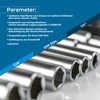 HÖGERT HT1A886 Steckschlüsselsatz I Chrom-Vanadium-Stahllegierung I Steckschlüssel Set I Werkzeug