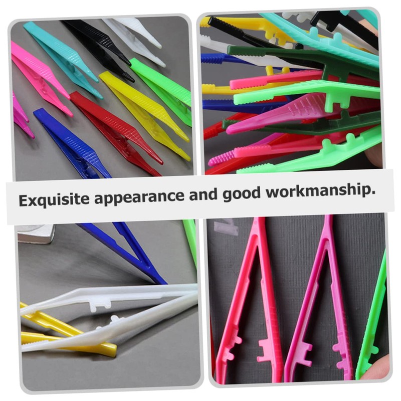 Mikinona 2sets Professional Makeup Tool Set Plastic Eyebrow Tweezers Eyebrow