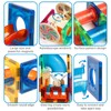 MAGBLOCK Magnetic Tiles 176Pcs Marble Run Children's Educational Toys for