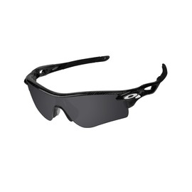 1.6MM Polarized Replacement Lenses for Oakley RadarLock Path OO9181 Sunglasses, UV Protection, Dark Mirror Lens, Repair Parts&Kit (Dark Black)