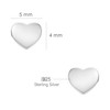 SOFIA MILANI - Women's Earrings 925 Silver - Heart Stud