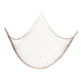 GRIRIW Mediterranean Decorative Fishing Net Wall Hanging Cotton Ideal for Home