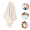 FOMIYES 4sets Bamboo Face Towels Reusable Exfoliating Face Cloths Large