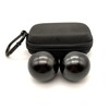 Firstnos 1.57inch Chrome Steel Black Baoding Balls for Hand Therapy,