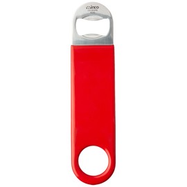 Winco PVC Coated Bottle Opener, Red