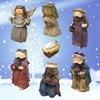 BANBERRY DESIGNS Nativity Set - Set of 7 Nativity Figurines