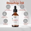 Organic Rosehip Seed Oil | 100% Pure, Cold-Pressed, Unrefined |
