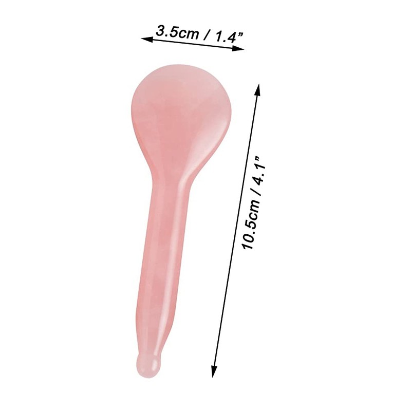 Rose Quartz Jade Roller Real Jade Gua Sha Board Mushroom
