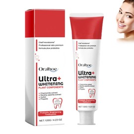 Sp-6 Toothpaste, 120 G Probiotics Bright White Toothpaste Toothpaste Sp-6 Brightening Ultra Whitening Toothpaste Sp-6, Deep Cleaning Oral Care Toothpaste, Fresh Breath (Red)