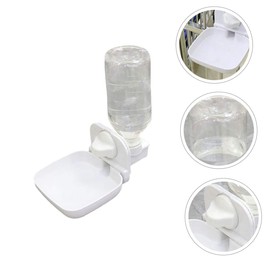 FRCOLOR 1stk Futterautomat Wasserflasche Plastik Krug Vögel Weiß