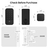 TREATLIFE Smart Door Lock with WiFi Bluetooth Gateway, Keyless Entry
