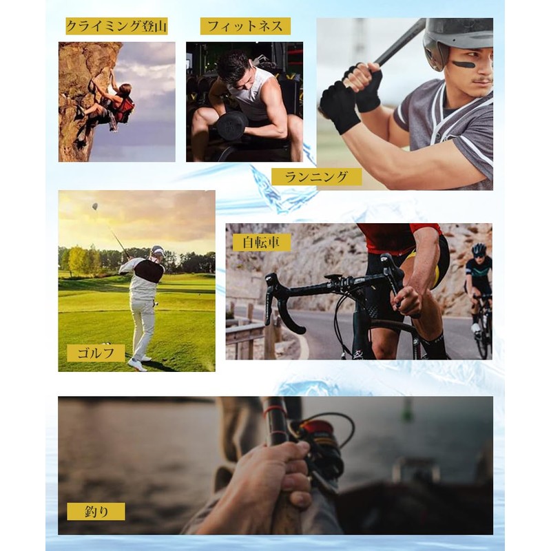 GOODCHI Gloves, Men's, Cooling Gloves, For Summer, Lightweight, Breathable, Anti-Slip,