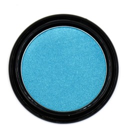 Pure Ziva Peacock Neon Jewel Tone Blue Turquoise Teal Shimmer Pressed Powder Single Vegan Eyeshadow; Talc, Paraben & Cruelty Free