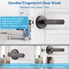 Gavdhe Fingerprint Door Lock Smart Fingerprint Door Knob with Keyless
