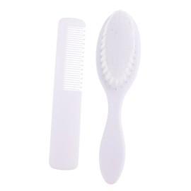 ORFOFE 1set Creative Bathing Comb Massage Hair Brush Comb for Grooming Safe Gentle Scalp Care for Newborns White Color