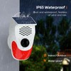 Outdoor Motion Sensor Noise Maker with 8 Replaceable Recording,Dog Barking