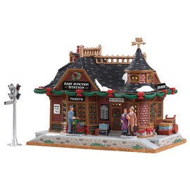 Lemax Signature Collection Lighted Building - East Junction Station - Michaels Exclusive
