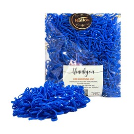 500 Pack Dark Blue Rubber Bands for Hair – 22mm Durable, No-Damage Elastic Hair Ties for Babies, Toddlers, Kids & Adults | Non-Slip, Multi-Use Hair Accessories for Braids, Ponytails & Crafts by Kàllos