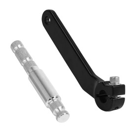 XMT-MOTO Inner Shift Shifter Rod Lever +Shifter Shaft Fit for Harley Touring Road King Glide 2017-2023,Black+Sliver