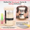 Sourdough Starter Kit, 34oz Sourdough Starter Jar, Bread Sling for