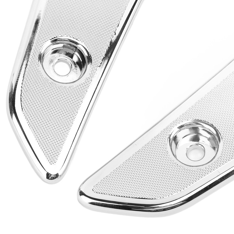 1 Pair Motorcycle Rear Foot Rest Electroplated Plastic Passenger Foot