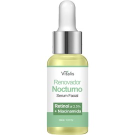 Sérum Retinol Botánico 2.5% + Niacinamida B3 – Anti-edad, Reduce Arrugas, Ilumina y Reafirma, Retinol natural