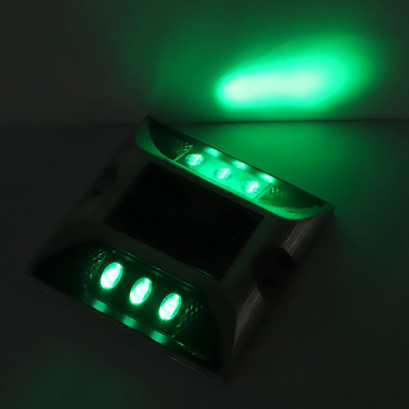 LED Solar Power Ground Marker Lights Waterproof Outdoor Driveway Road