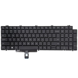 WWGTMC Replacement Keyboard for Dell Latitude 5520 5521 5530 5531 5540,Latitude 15 3540, Precision 3560 3561 3570 3571 3580 3581 7670 7680 7770 7780 Series Laptop US Layout with Backlit N7N16 0N7N16