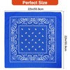 100% Cotton Large Bandanas for Men and Women, 22 Inch