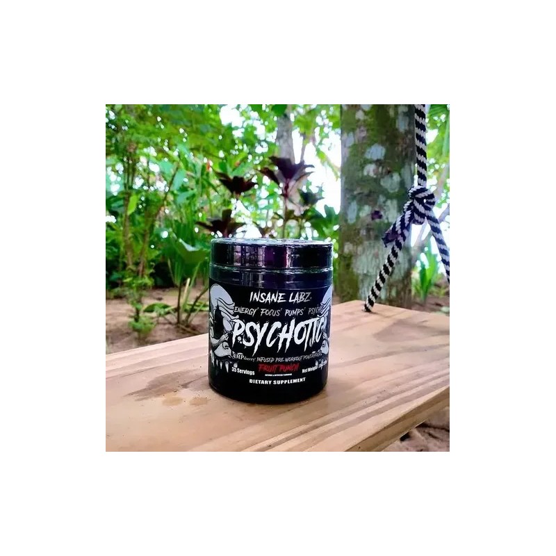 Pre Entreno Psychotic Black Insane Labz Oxido Nitrico L