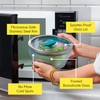 Anyday 4-Cup Microwave Cookware & Glass Container with Glass Lid,