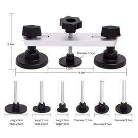 LadyRosian Paintless Dent Repair Kits Dent Puller Bridge Dent Removal PDR Tools for Auto Car Body Motorcycle Refrigerator Washing Machine Minor Dent Repair