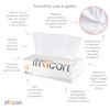 Liflicon 50 Disposable Cotton Face and Body Towels Dry Wipes