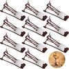 Qualirey 12 Pcs Outdoor Gopher Trap Easy Set Mole Trap
