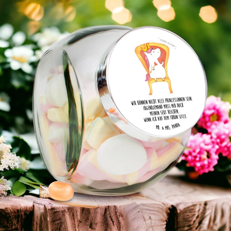 Mr. & Mrs. Panda Candy Jar Unicorn King L 870