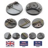War World Gaming Alien Invasion Round Miniature Bases x 5