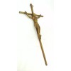 Solid Brass Wall Cross 10" x 5"