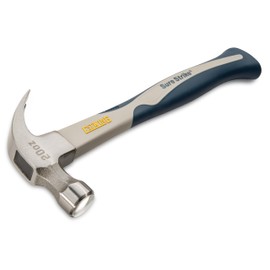 ESTWING Sure Strike Hammer - 20 oz Curved Claw Hammer with Smooth Face & Carbon Fiber Handle - SSCF20C